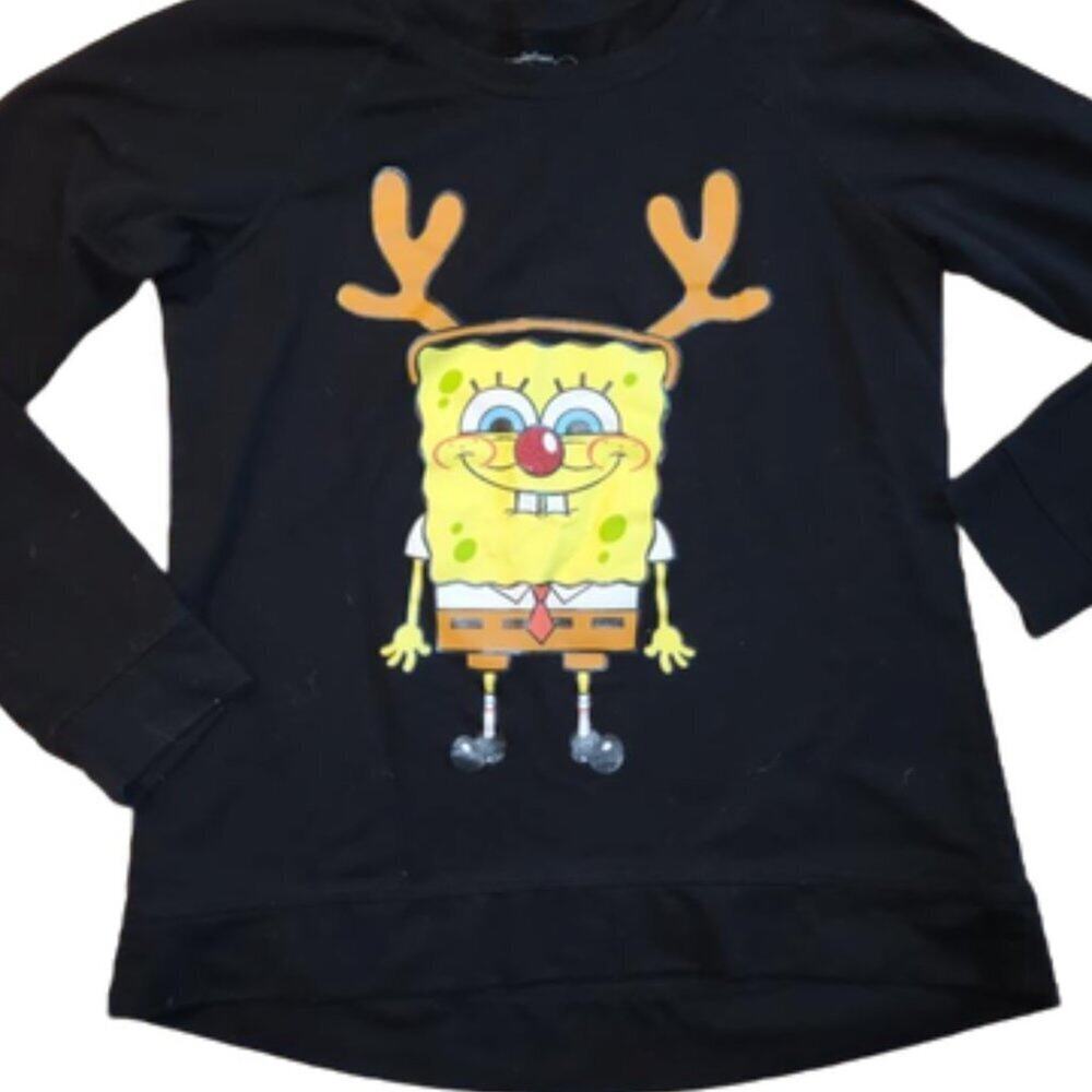 Spongebob Squarepants Christmas Reindeer Pullover || XL || EUC